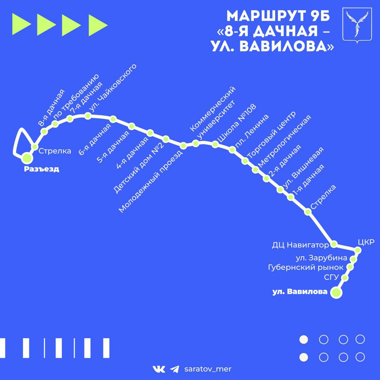 Первый день работы автобусных маршрутов №№ 9А и 9Б